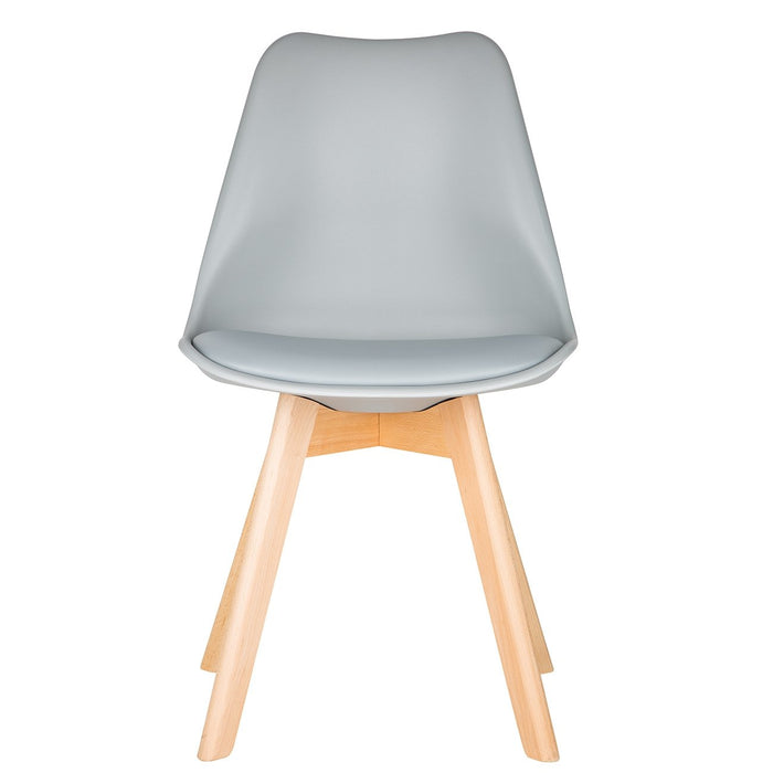 Grey Scandinavian Tulip Chair
