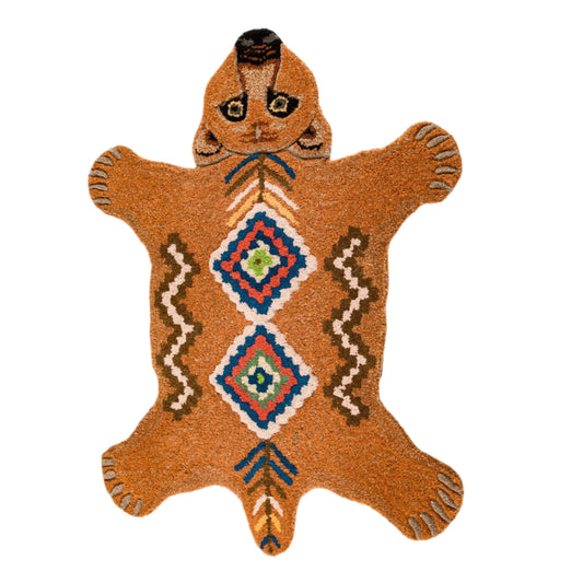 Berber Grizzly Bear Animal Rug (Large)