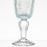 Hand Blown Light Blue Wine Glass