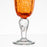 Hand Blown Orange Water Glass