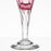 Hand Blown Pink Champagne Flute