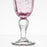 Hand Blown Pink Water Glass