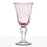 Hand Blown Pink Water Glass