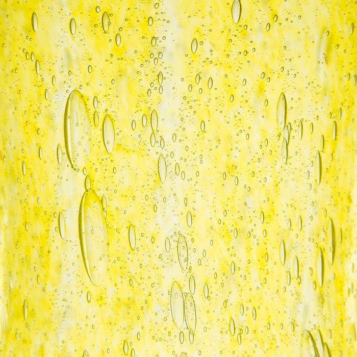 Hand Blown Yellow Water Glass