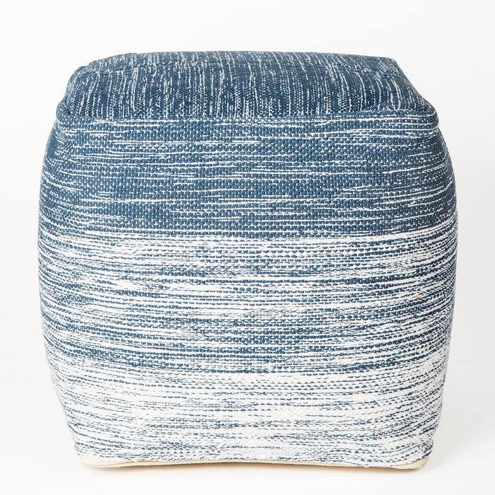 Handmade Delight Pouf (Blue) 