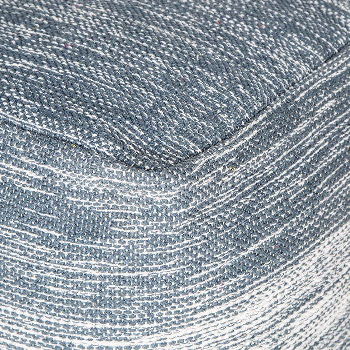 Handmade Delight Pouf (Blue) 