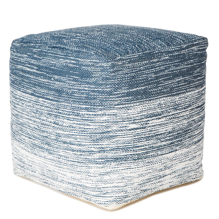 Handmade Delight Pouf (Blue) 