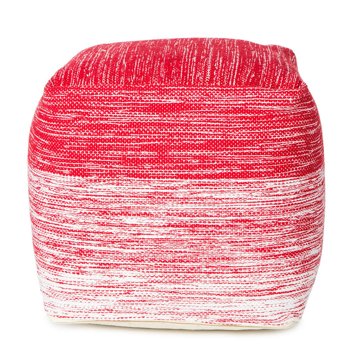 Handmade Delight Pouf (Red) 
