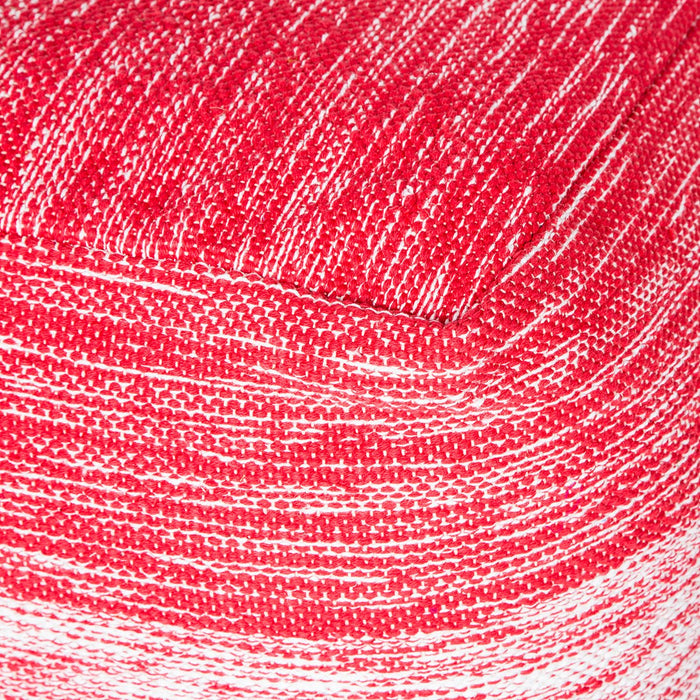 Handmade Delight Pouf (Red) 