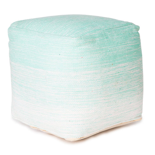 Handmade Delight Pouf (Turquoise)  