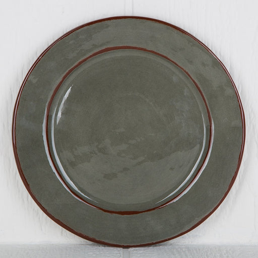Handmade Grey Dinner Plate