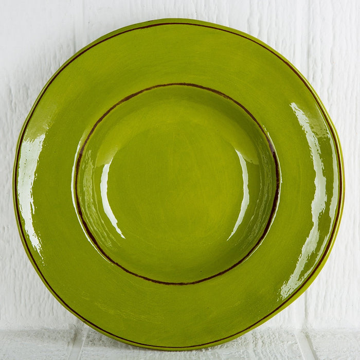 Handmade Light Green Pasta Plate