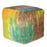 Handmade Rangoli Pouf  