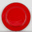 Handmade Red Dinner Plate