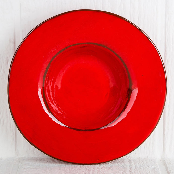 Handmade Red Gourmet Bowl 