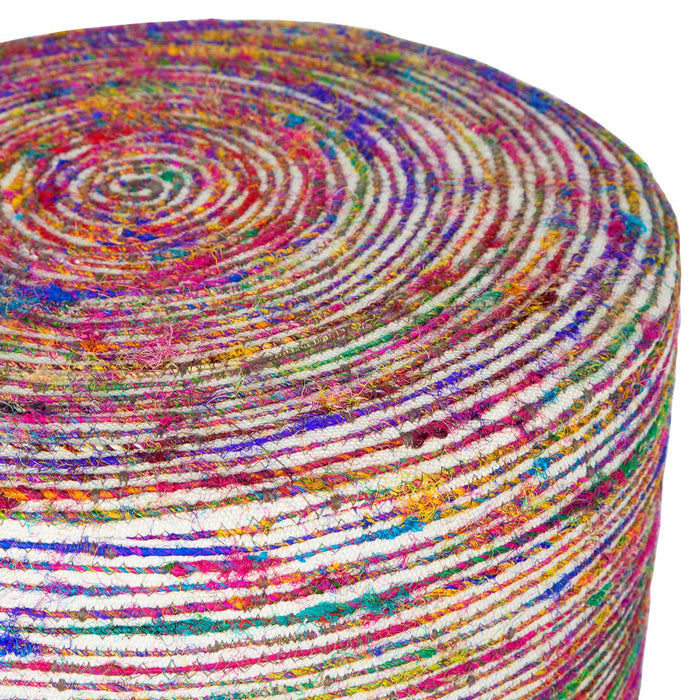 Handmade Silk Stool 