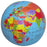 Inflatable Globe- Countries (Light)