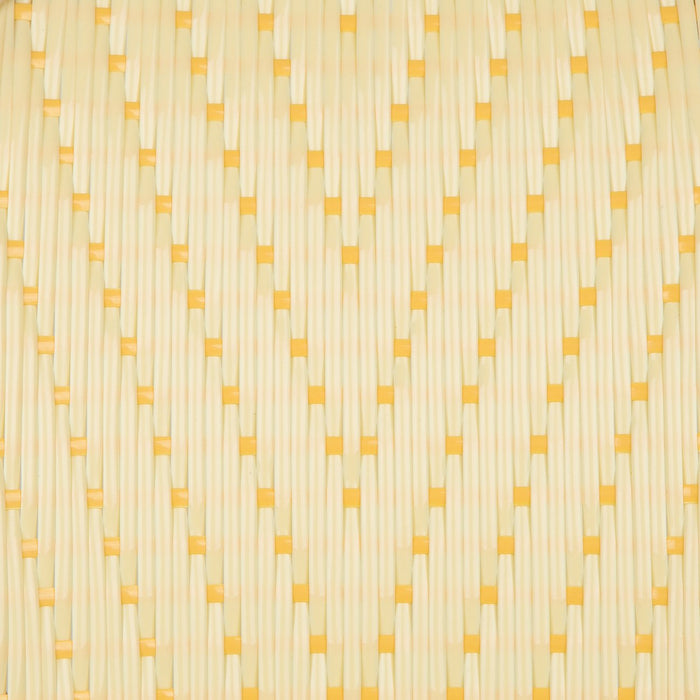 Ivory & Yellow Mediterranean Bistro Chair (L)