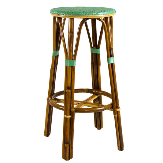 Jade Bar Height Mediterranean Bistro Bar Stool (29" h)
