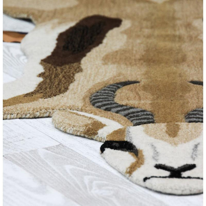 Jumpy Springbok Animal Rug (Large)