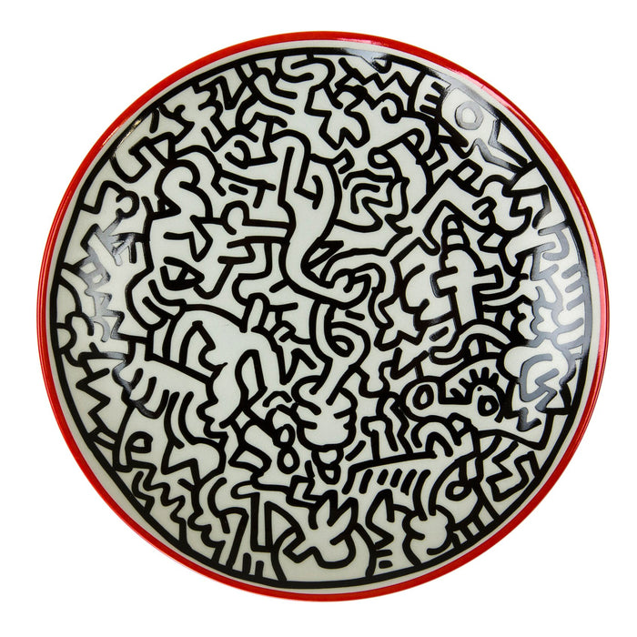 Keith Haring "Untitled" Porcelain Plate (8.23"⌀)
