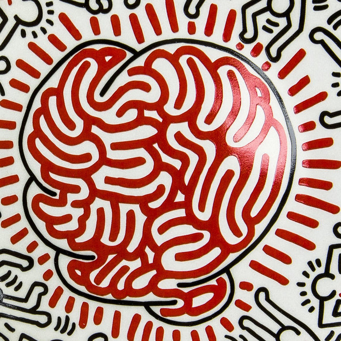 Keith Haring "Untitled"Porcel ain Plate (8.23"⌀)