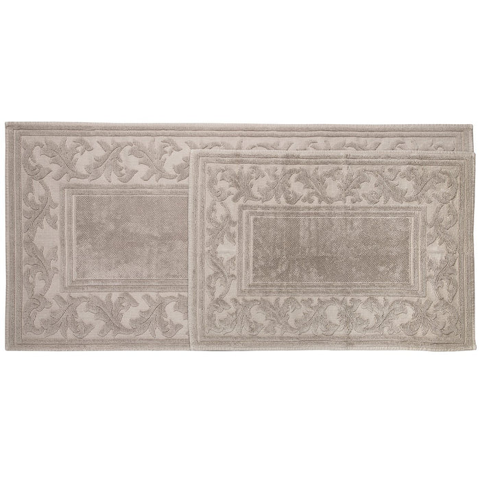 Large Cream Renaissance Bath Mat (44x22")