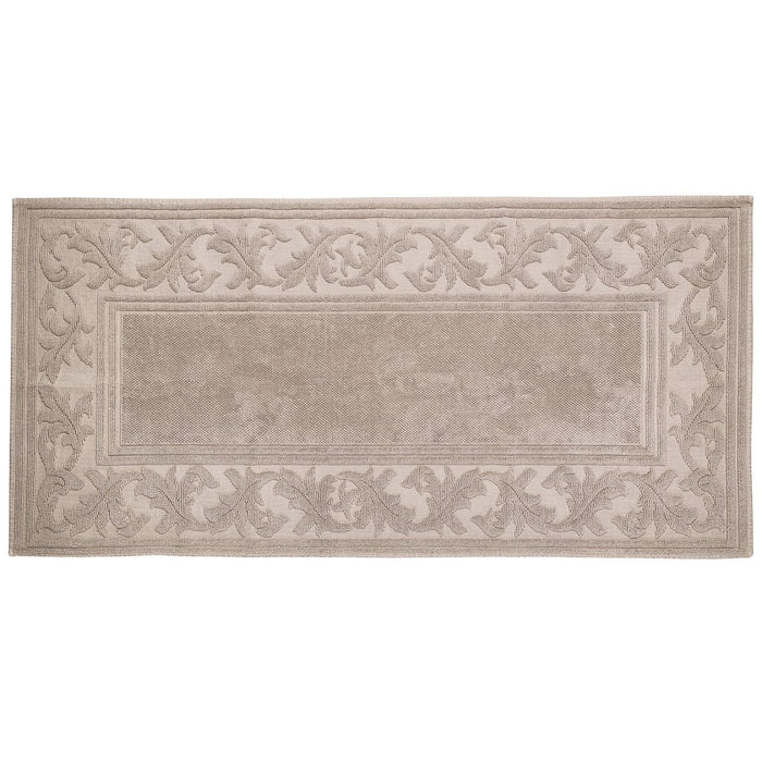 Large Cream Renaissance Bath Mat (44x22")