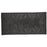Large Black Renaissance Bath Mat (44x22")