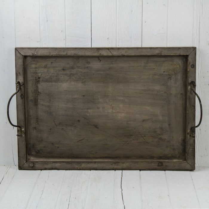 Large Rectangle Distressed Wood Serving Tray