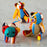 Les Toiles du Soleil Japan Petit Cat Woven Keyring Toy