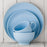 Light Blue Ceramic Alfa Dessert Plate (8.5"⌀)