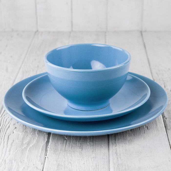 Light Blue Ceramic Alfa Dessert Plate (8.5"⌀)