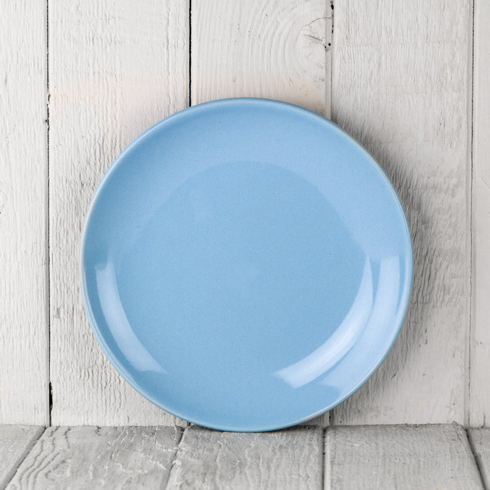 Light Blue Ceramic Alfa Dessert Plate (8.5"⌀)