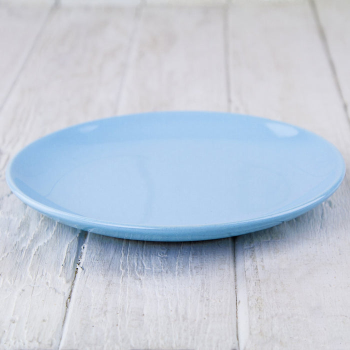 Light Blue Ceramic Alfa Dinner Plate (10.5"⌀)