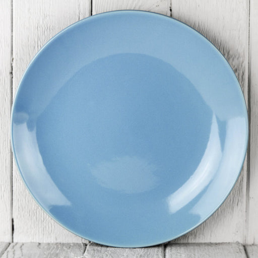 Light Blue Ceramic Alfa Dinner Plate (10.5"⌀)