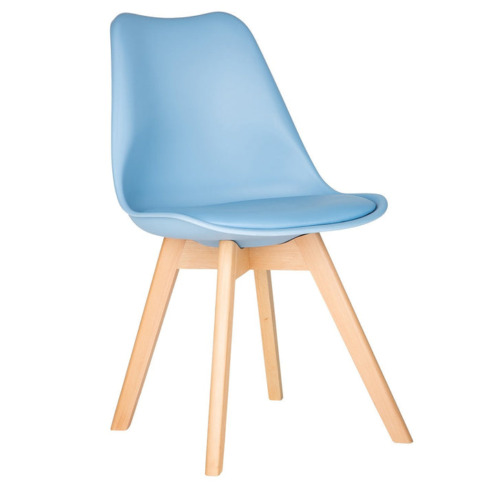 Light Blue Scandinavian Tulip Chair
