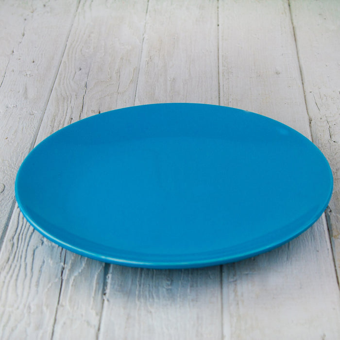Medium Blue Ceramic Alfa Dinner Plate (10.5"⌀)
