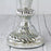 Mercury Glass Lamp Candle Holder with Shade