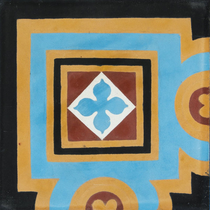 Multi Girouette Corner Carocim Tile (8" x 8") (Individual Tile)