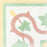 Multi Lierre Clair Corner Carocim Tile (8" x 8") (Individual Tile)