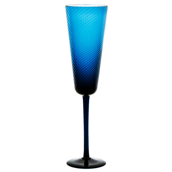 NasonMoretti Blue Gigolo Champagne Glass