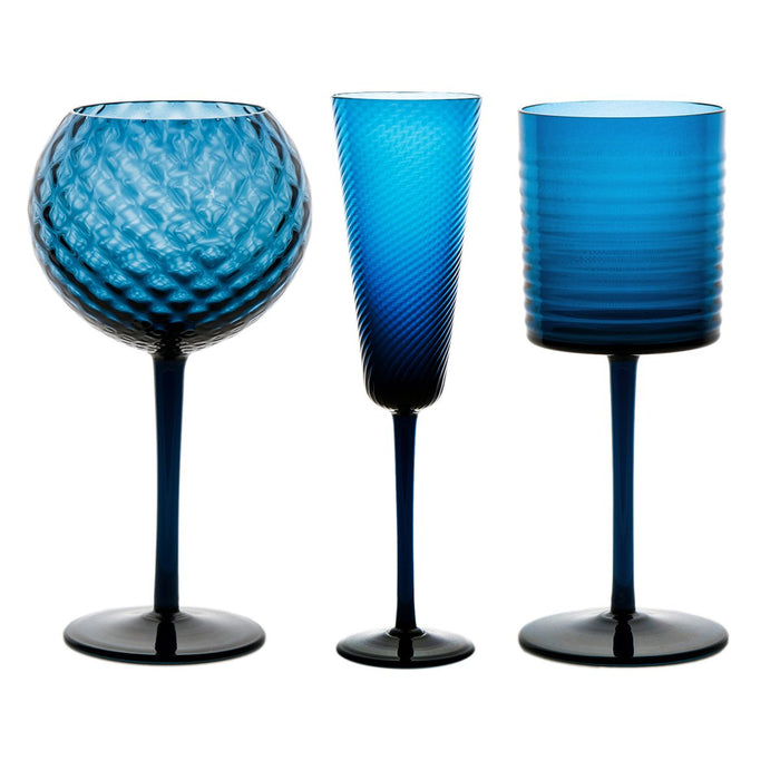 NasonMoretti Blue Gigolo Water Glass