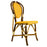 Ochre & Cream Mediterranean Bistro Chair (B)