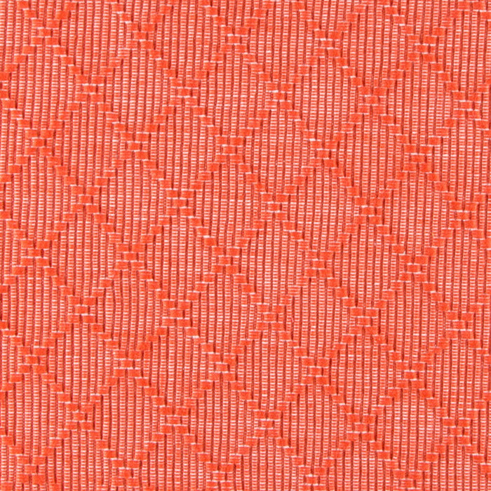 Orange & White Fill 100% Cotton Rep Weave Placemat (19.25" x 13")