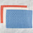 Orange & White Fill 100% Cotton Rep Weave Placemat (19.25" x 13")