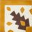 Orange Chiquita Corner Carocim Tile (8" x 8") (Individual Tile)