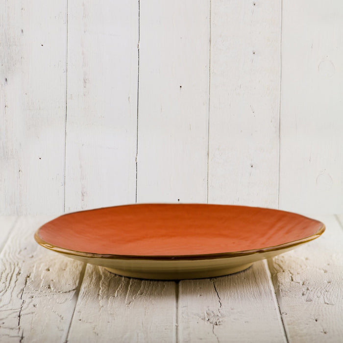 Orange Dessert Plate