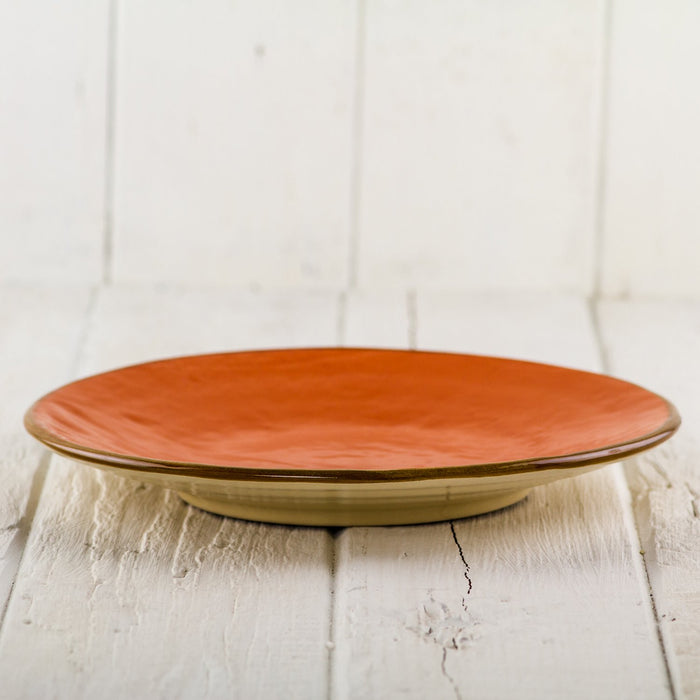 Orange Dinner Plate
