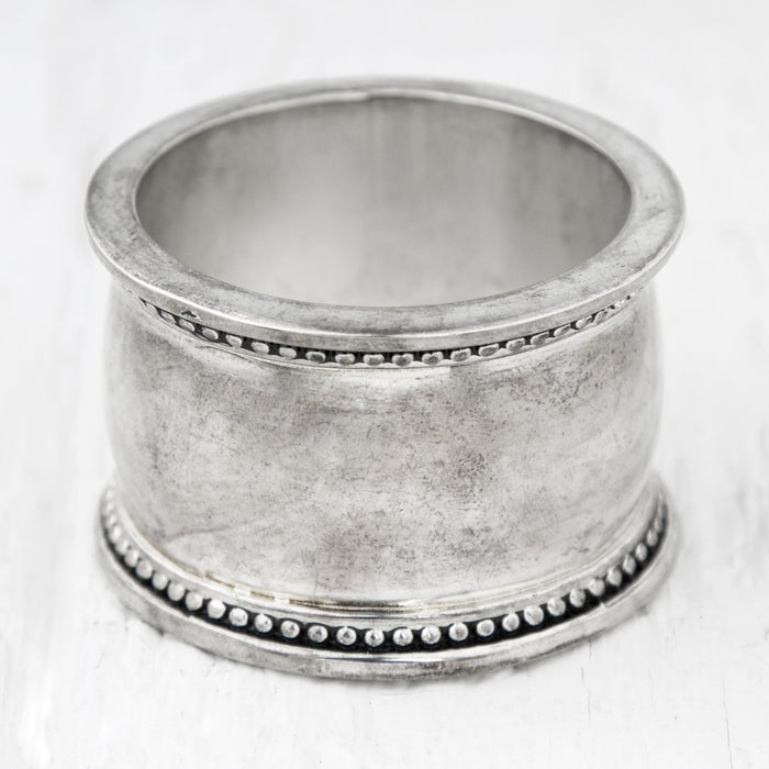 Oval Silver Napkin Ring